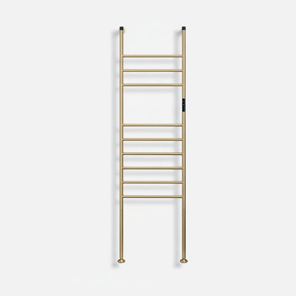 Sèche-Serviette sur Pied Électrique - Style Échelle - 110W Or Brossé Aeraly