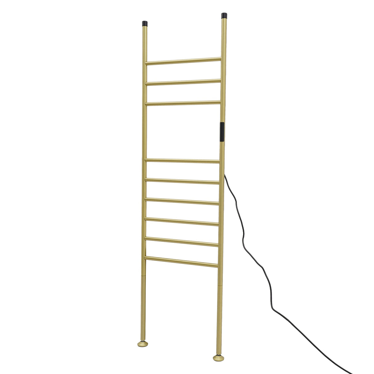 Sèche-Serviette sur Pied Électrique - Style Échelle - 110W Or Brossé Aeraly