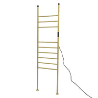 Sèche-Serviette sur Pied Électrique - Style Échelle - 110W Or Brossé Aeraly