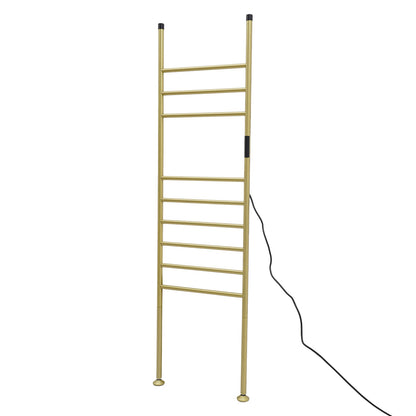 Sèche-Serviette sur Pied Électrique - Style Échelle - 110W Or Brossé Aeraly