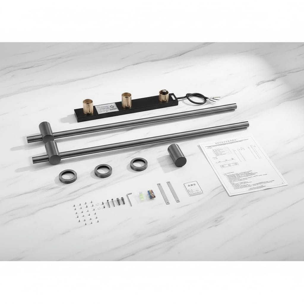 Sèche-Serviette Vertical Électrique WiFi 2 ou 3 Barres - 70W/110W Aeraly