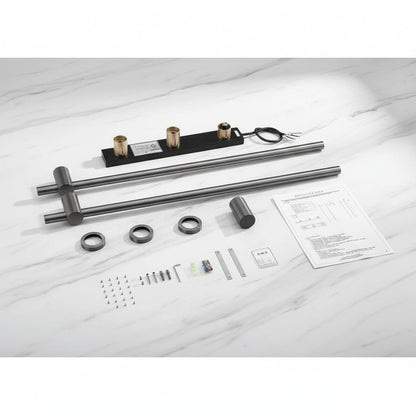 Sèche-Serviette Vertical Électrique WiFi 2 ou 3 Barres - 70W/110W Aeraly