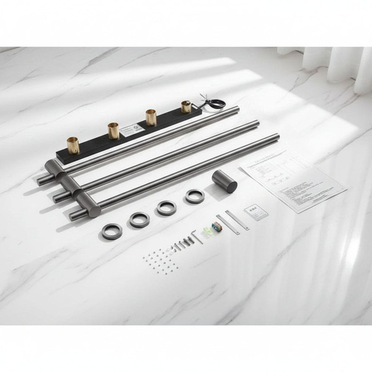 Sèche-Serviette Vertical Électrique WiFi 2 ou 3 Barres - 70W/110W - Aeraly