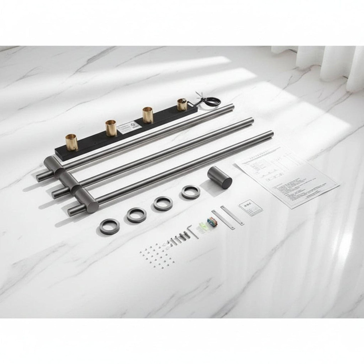 Sèche-Serviette Vertical Électrique WiFi 2 ou 3 Barres - 70W/110W - Aeraly