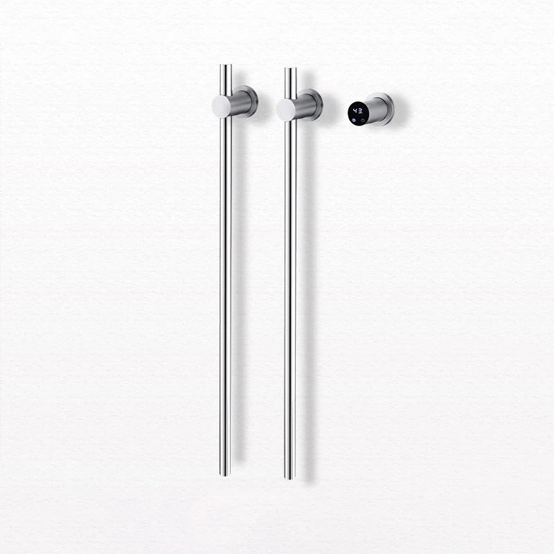 Sèche-Serviette Vertical Électrique WiFi 2 ou 3 Barres - 70W/110W Chrome - 2 Barres - Sans WiFi Aeraly