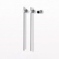 Sèche-Serviette Vertical Électrique WiFi 2 ou 3 Barres - 70W/110W Chrome - 2 Barres - Sans WiFi Aeraly