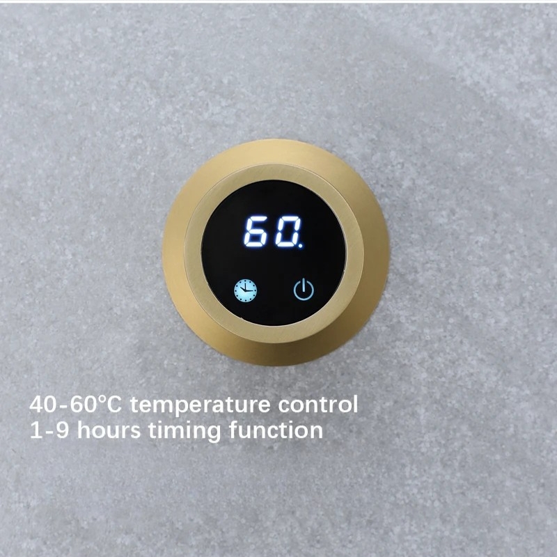 Sèche-Serviettes Chauffant Mural - 1 Barre Acier Inox - 80W - Aeraly