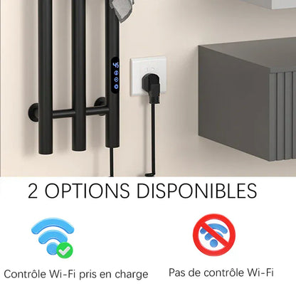 Sèche-serviettes chauffant mural salle de bain 120W