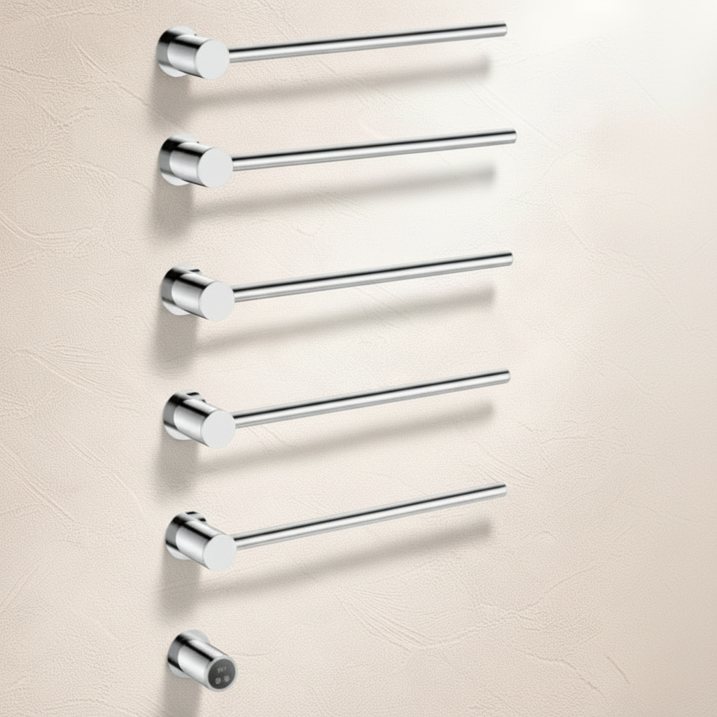 Sèche-Serviettes Électrique Design WiFi | 5 Finitions Premium | 80-105-130W - Aeraly