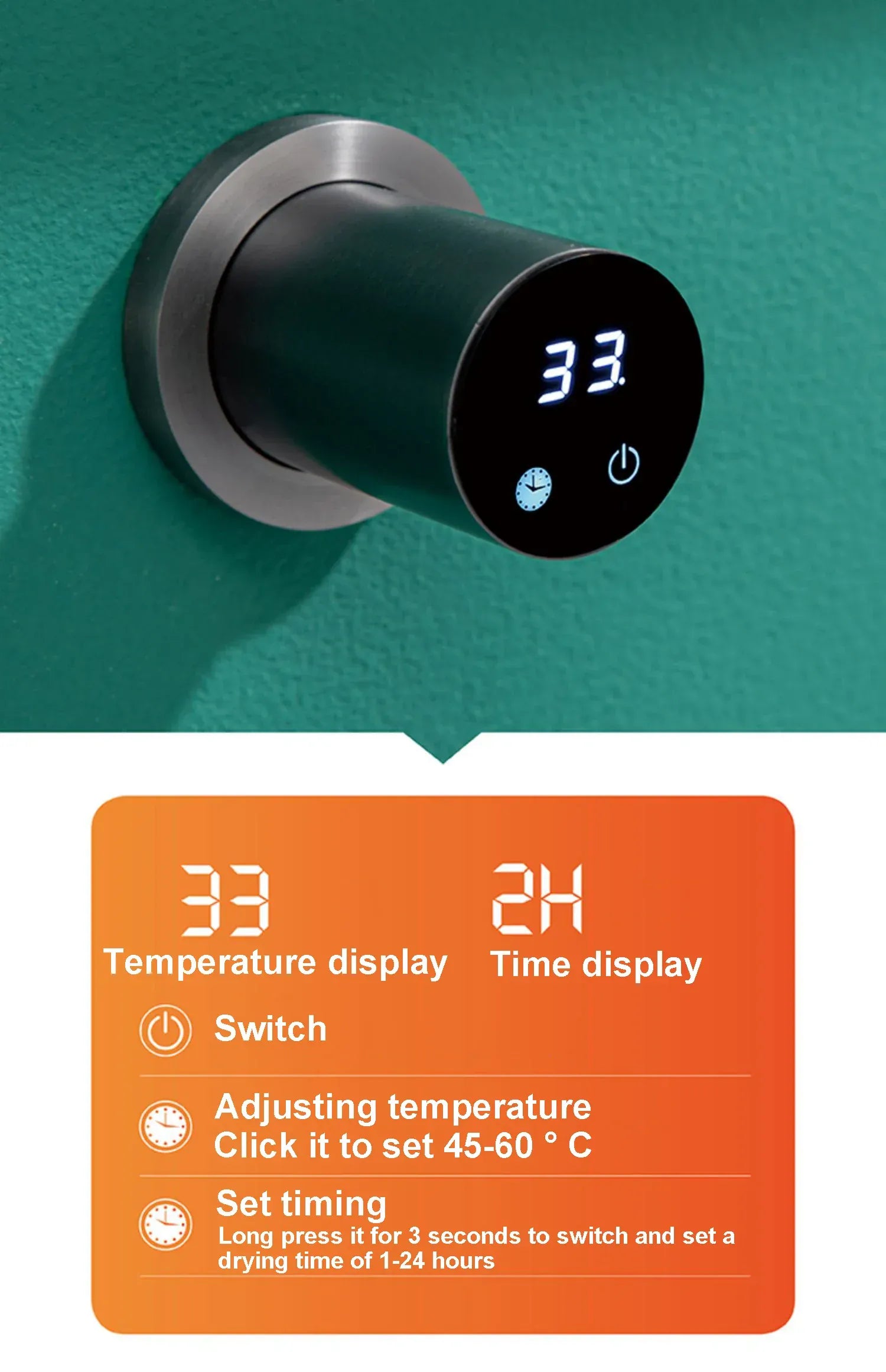 Sèche-serviettes électrique salle de bain