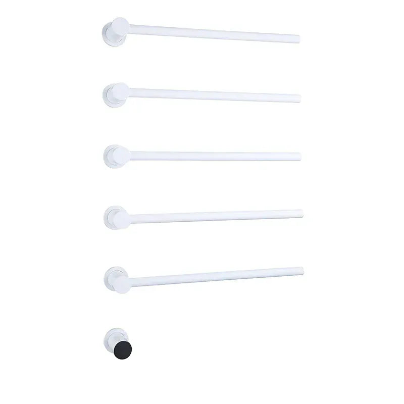 Sèche-serviettes électrique salle de bain 220V / Blanc-5 Barres