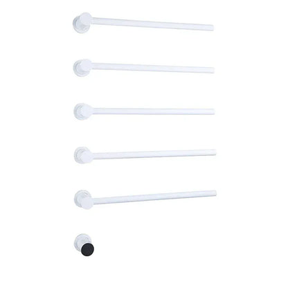Sèche-serviettes électrique salle de bain 220V / Blanc-5 Barres