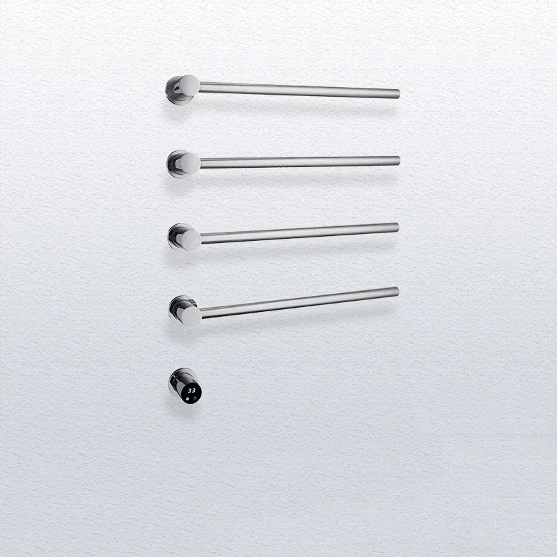 Sèche-serviettes électrique salle de bain 220V / Chrome-4 Barres