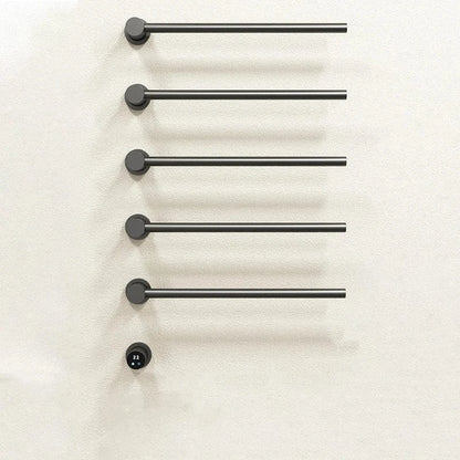 Sèche-serviettes électrique salle de bain 220V / Gris-5 Barres