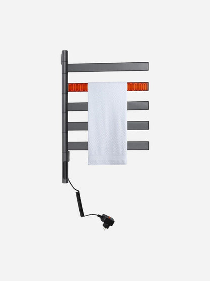 Sèche serviettes mural pivotant fibre carbone