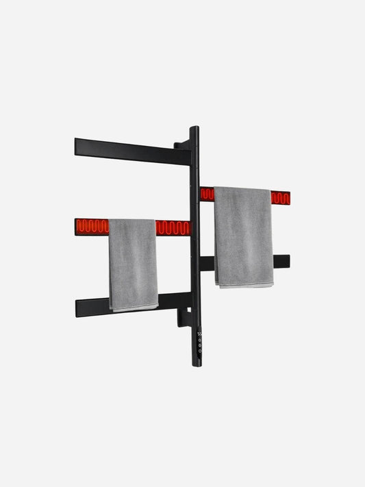 Sèche serviettes mural pivotant fibre carbone