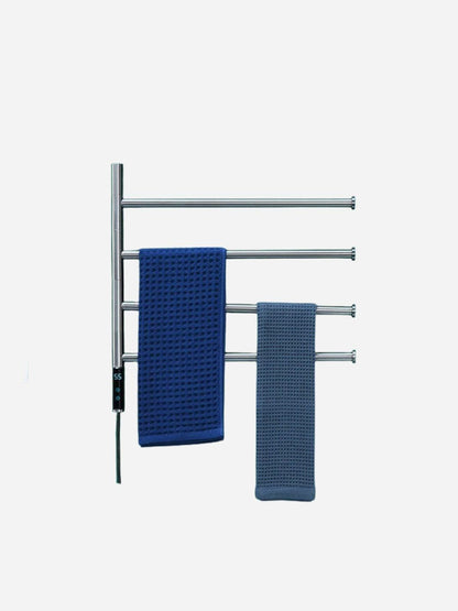 Sèche-serviettes salle de bain pivotant en fibre carbone