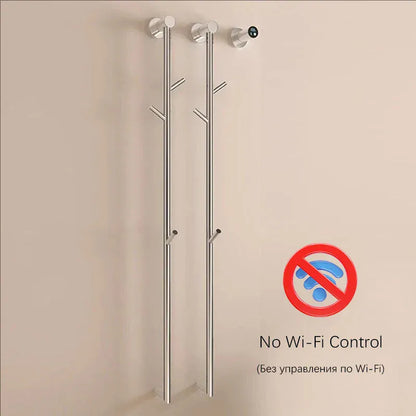 Sèche-serviettes thermostatique salle de bains Wifi 220V / Chrome-Sans Wifi