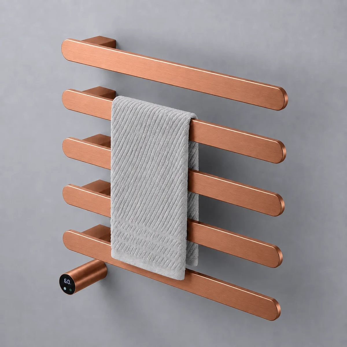 Aéraly SOLCO – Sèche-Serviette Horizontal Wi-Fi | Fibre Carbone | 3-5 Barres