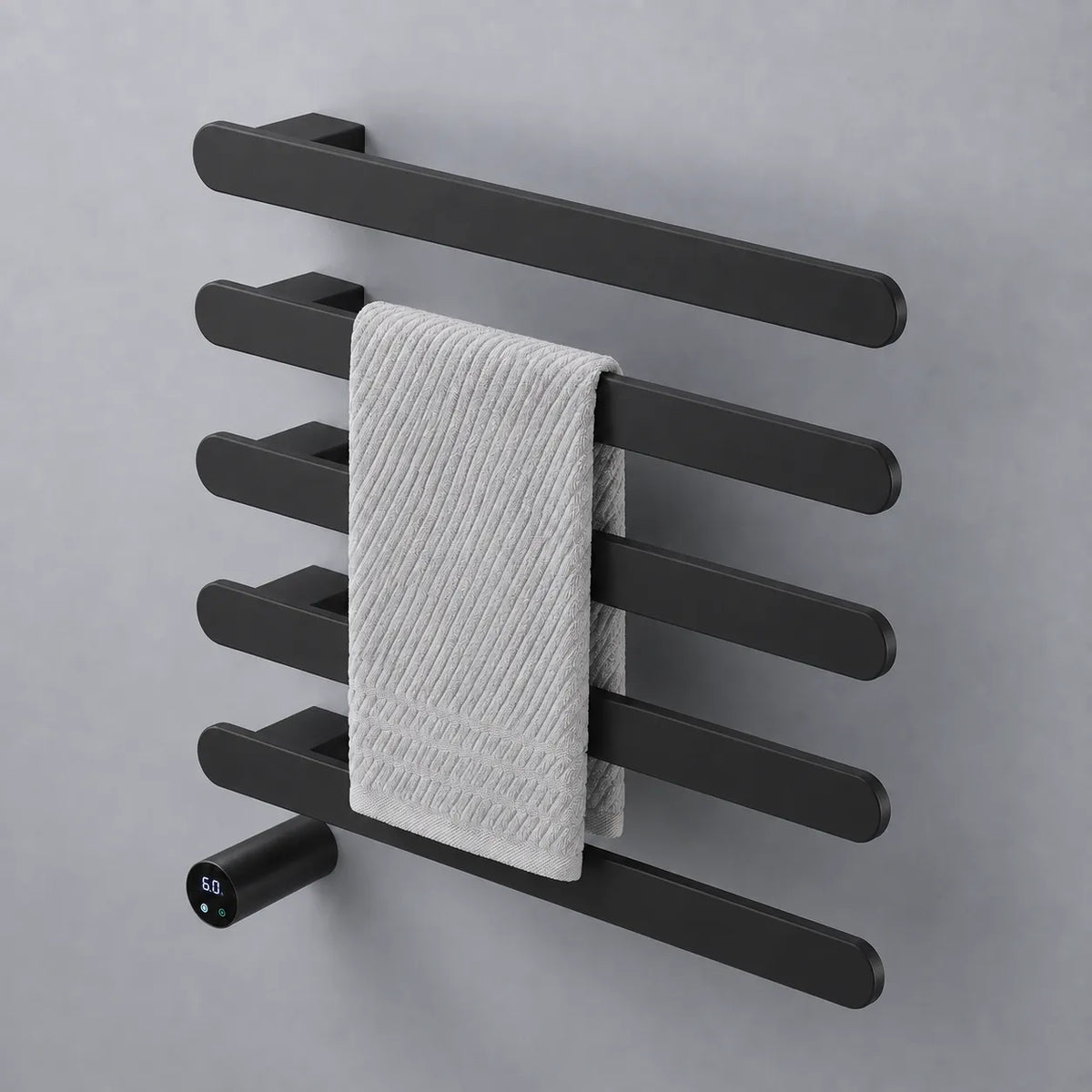 Aéraly SOLCO – Sèche-Serviette Horizontal Wi-Fi | Fibre Carbone | 3-5 Barres