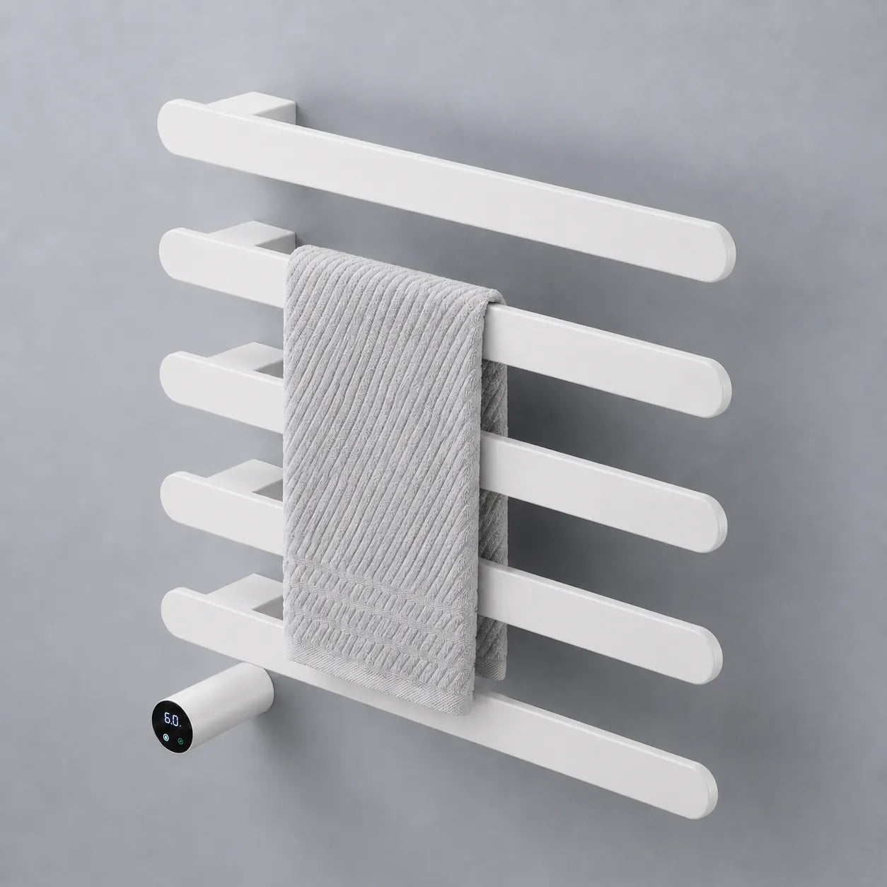 Aéraly SOLCO – Sèche-Serviette Horizontal Wi-Fi | Fibre Carbone | 3-5 Barres