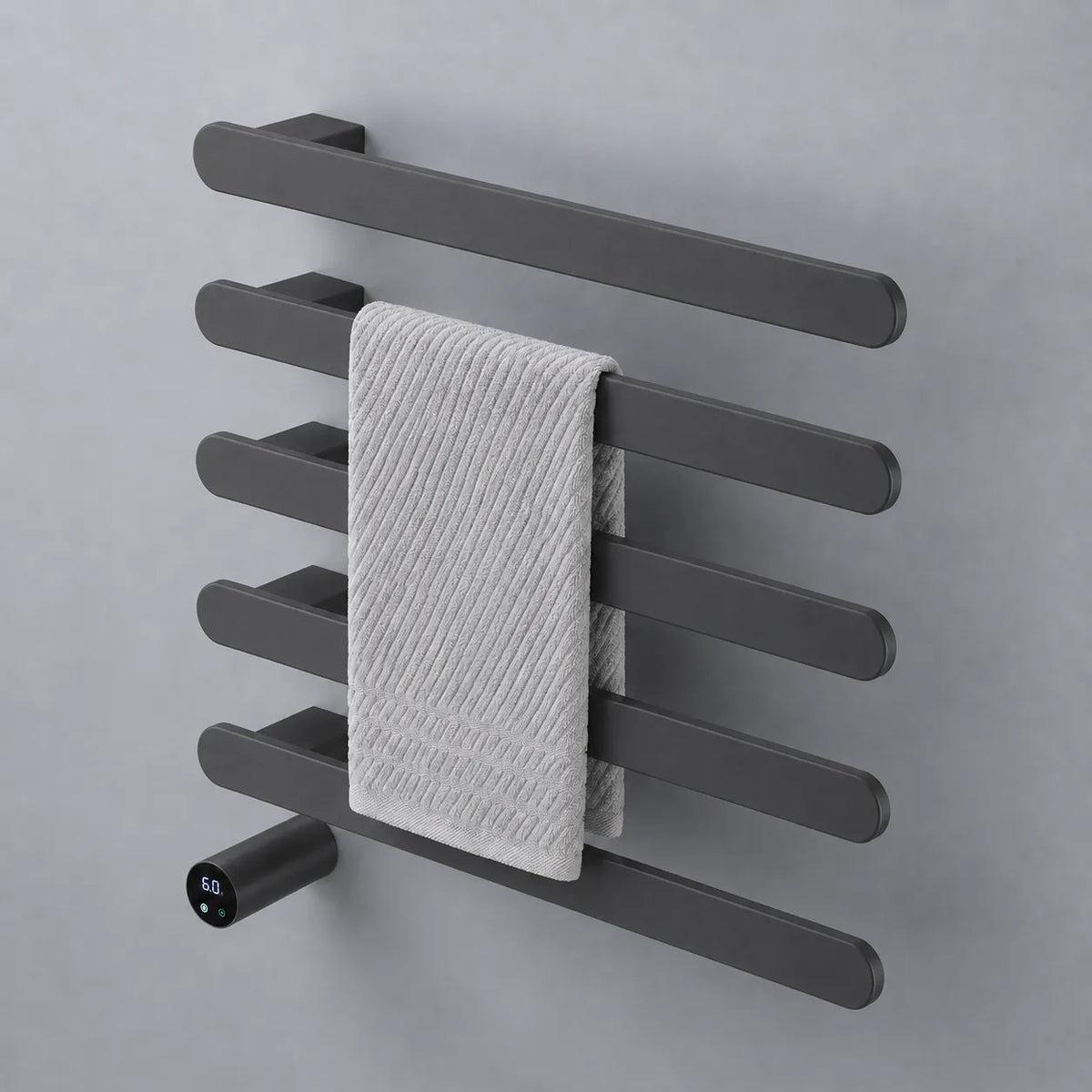 Aéraly SOLCO – Sèche-Serviette Horizontal Wi-Fi | Fibre Carbone | 3-5 Barres