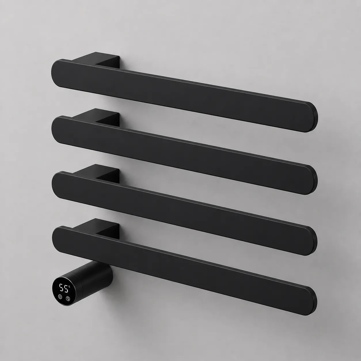 Aéraly SOLCO – Sèche-Serviette Horizontal Wi-Fi | Fibre Carbone | 3-5 Barres