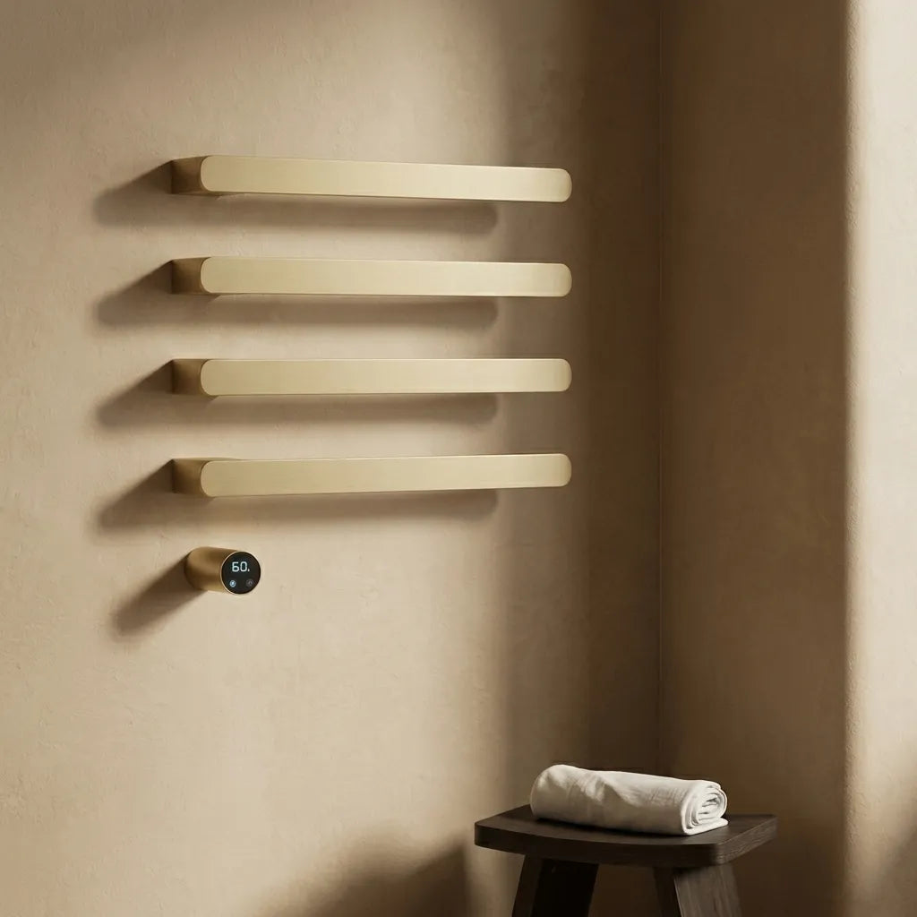 Aéraly SOLCO – Sèche-Serviette Horizontal Wi-Fi | Fibre Carbone | 3-5 Barres