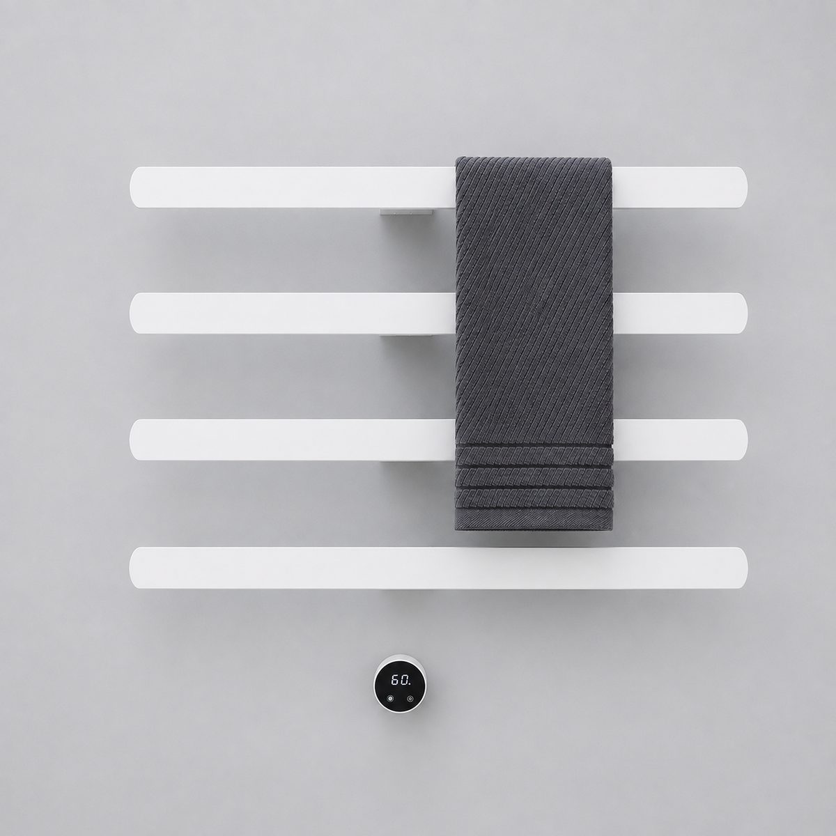 Aéraly ORIZZO – Sèche-Serviette Connecté Wi-Fi | Fibre Carbone | 3-5 Barres