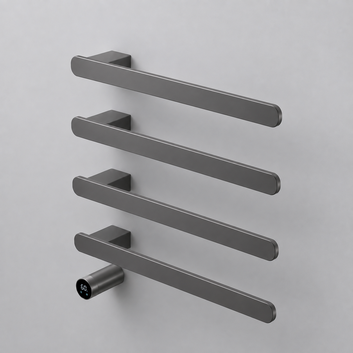Aéraly SOLCO – Sèche-Serviette Horizontal Wi-Fi | Fibre Carbone | 3-5 Barres