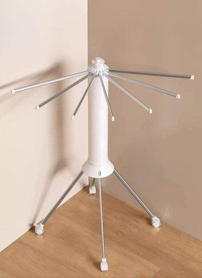 Séchoir à linge parapluie – pliable, portable et grande capacité