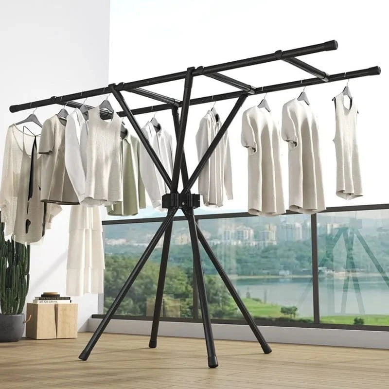 Séchoir à linge solide et pliable – robuste, compact et pratique