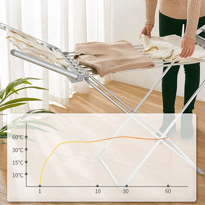 Clothes Dryer Clothes Dryer Rack Multifunctional Foldable Electric Constant Temperature Clothes Dryer Hanger Shoes Drying Rack