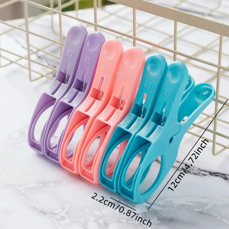 MOD 16-Clips Folding Clothes dryer Hanger Children Adults Clothes Dryer Windproof Socks Underwear Plastic Drying Rack Organizer G