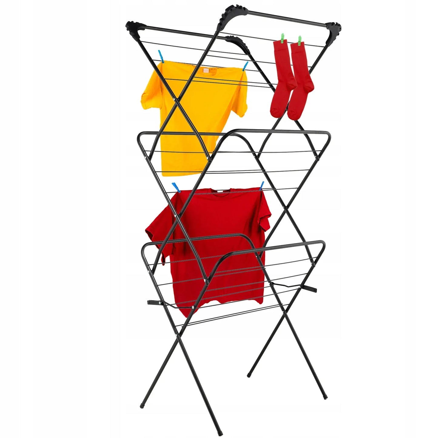 Séchoir linge vertical pliable balcon