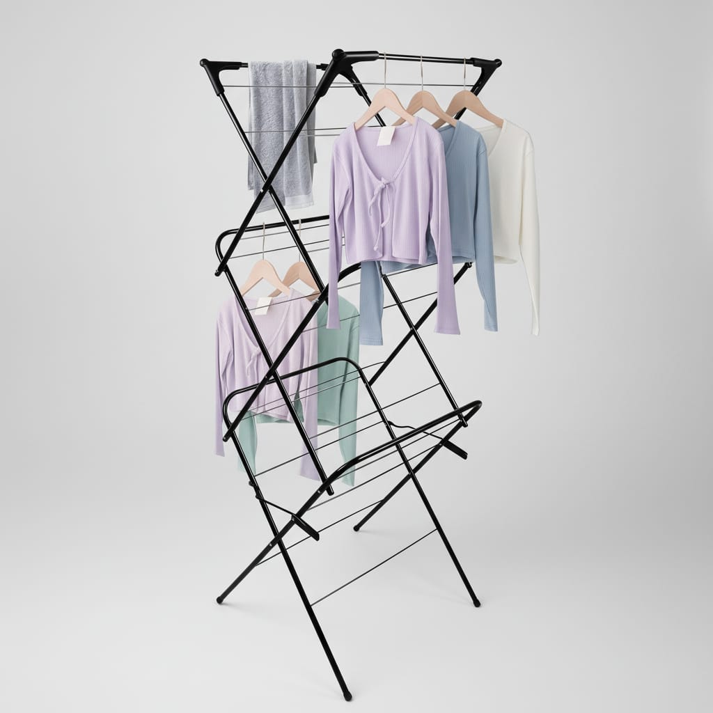 Séchoir linge vertical pliable balcon - Aeraly
