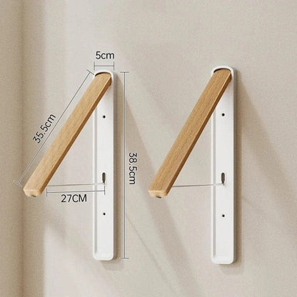 Sechoir mural pliable – Séchage gain de place et discret Blanc A2