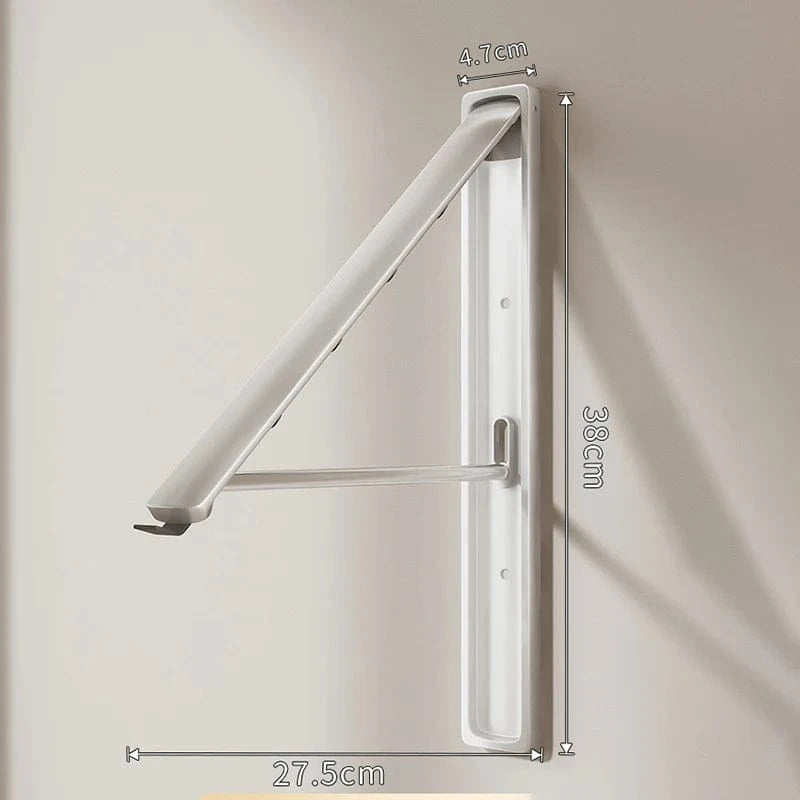 Sechoir mural pliable – Séchage gain de place et discret Blanc B1