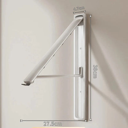 Sechoir mural pliable – Séchage gain de place et discret Blanc B1