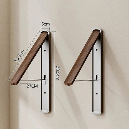 Sechoir mural pliable – Séchage gain de place et discret Gris A2