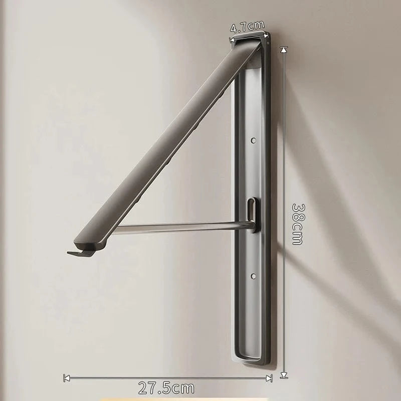 Sechoir mural pliable – Séchage gain de place et discret Gris B1