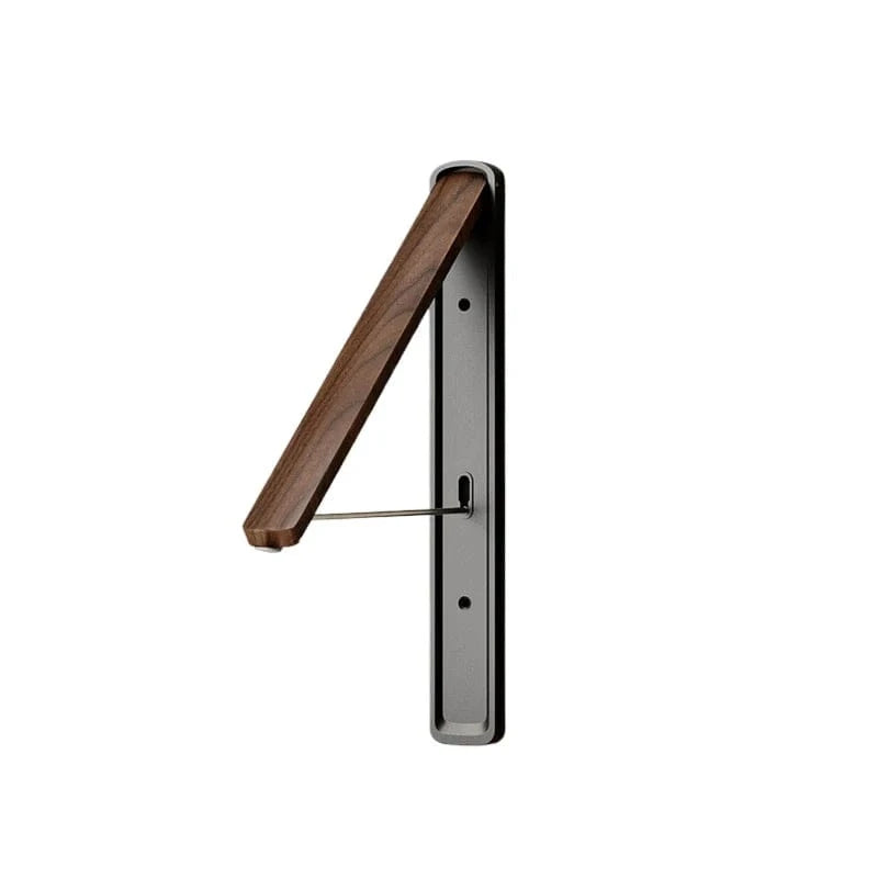 Sechoir mural pliable – Séchage gain de place et discret Noir A1