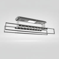 Séchoir plafond électrique avec télécommande, LED et ventilation - Aéraly