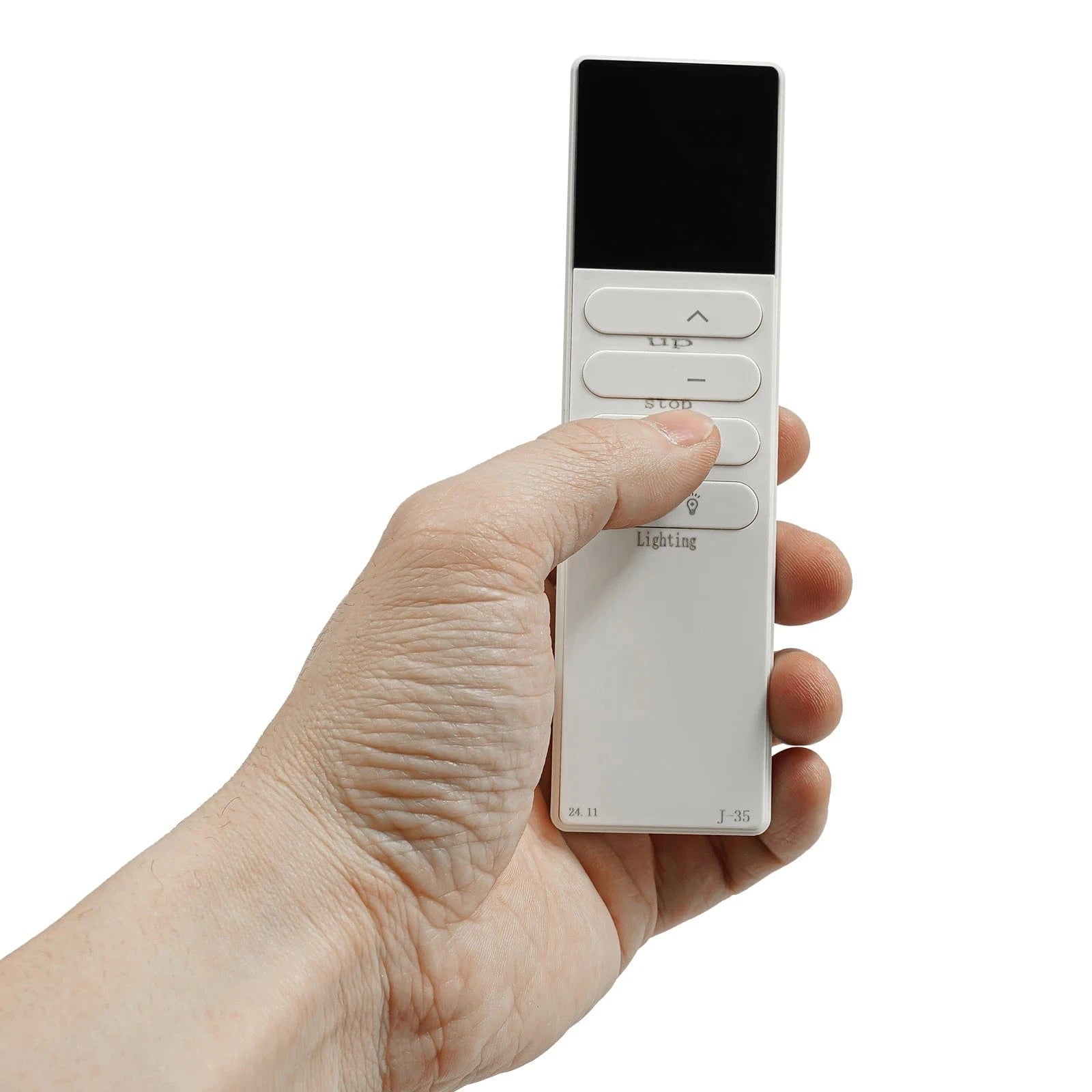 Étendoir à linge plafond électrique télescopique avec télécommande