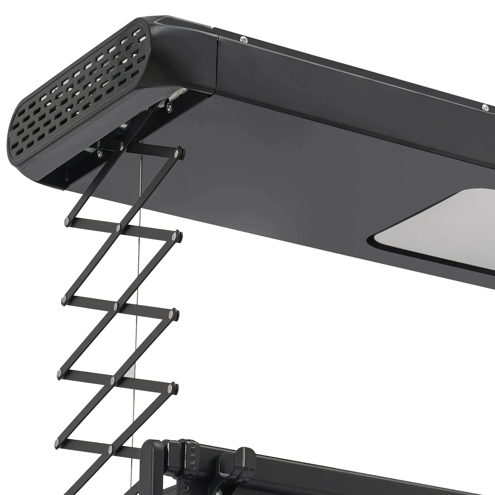 Étendoir à linge plafond électrique télescopique avec télécommande