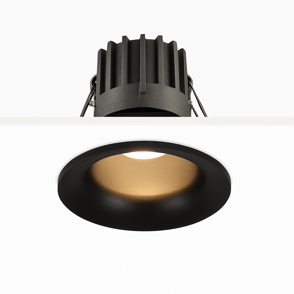 Spot LED encastrable anti-éblouissement format villa REGIA