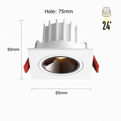Spot LED encastrable anti-éblouissement réglable CLARO