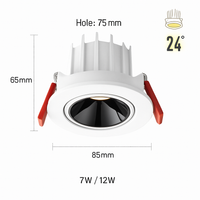 Spot LED encastrable anti-éblouissement réglable CLARO