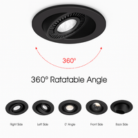 Spot LED encastrable rotatif 360 degrés ROTAX