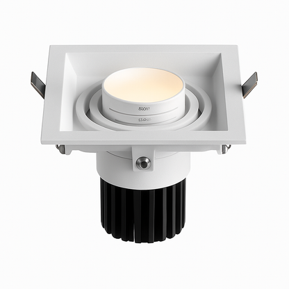 Spot moderne LED carré focus réglable QUADRA